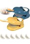 2-Pieces 3 in 1 Household Automatic Portable Dumpling Maker Double Head with Press Mold Make Quick a - 2