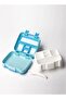Portable Durable Leakproof Food Container Outdoor 5 Compartment Sealed Salad and Lunch Box - 4