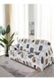 3-Seater Exquisitely Floral Designed Universal Size Sofa Cover Wrinkle Free Anti-Slip 360-Degree Ful - 2