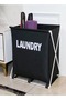 Modern Design Foldable Large Capacity Laundry Basket Clothes Storage Bag with Handles and Brackets