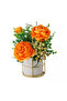 Home Décor Nordic Simulation Flower Set Ceramic Golden Vase - 3
