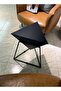 1-Piece Multipurpose Modern Geometric Design Side Table Small Rustic Weather Resistant Indoor Outdoo - 5