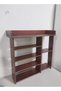 Multi-Tier Wooden Shoe Rack Organizer for Entryway Hallway Storage Furniture Brown 63 x 20 x 60 cm - 3