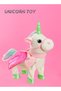 Electric Walking And Singing Unicorn Plush Doll Toy 35x10x30 cm