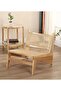 Multifunction Modern Household Wide Seat Ergonomic Upholstered Rattan Comfortable Support Backrest - 5