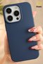 iPhone 14 Pro Case Colorful Velvet Inside Erasable Logo-Free Launch Cover Compatible - 3
