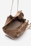 Women's Genuine Leather Shopper Hand and Shoulder Bag Yorita Mink Suede - 6