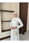Zircon Stone Detailed Vintage Double Women's Set - 7