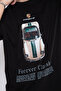 Forever Classic Printed Oversize Unisex Black Tshirt - 4