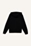 Basic Hooded Relax Fit Sweatshirt - Pocket, Plain Zipper C1809Ax23Wn - 3
