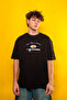 From Tokyo to Istanbul Printed Oversize Unisex Black Tshirt - 5