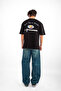 From Tokyo to Istanbul Printed Oversize Unisex Black Tshirt - 7