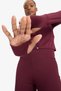 Standard Fit Bodycon Mock Neck Inside Soft Furry Ultra Soft Finger Detail Zippered Cardigan F200 - 8