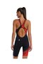 Tyr Women's Racing Swimsuit Venzo Black/Red Arena Summer - Winter Championship Racing Swimsuit - 2