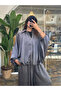 Anthracite Bomber Satin Jacket - 9584