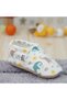 Non-Slip Sole Baby and Toddler Booties, Organic Cotton Home and Nursery Slippers - Pack of 2 - 7