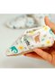 Non-Slip Sole Baby and Toddler Booties, Organic Cotton Home and Nursery Slippers - Pack of 2 - 8