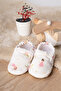 Non-Slip Sole, Cotton Towel Lined Baby Booties - 3