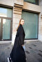Gold Detailed Double-Breasted Coat Black - 2