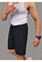 Men's Navy Blue Baggy Cut Lycra Parachute Fabric Quick Dry Summer Shorts&Bermudas - 4