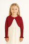 Knitwear Pompom Bolero 3-6 Years Red