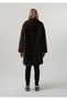 Women's faux fur coat, women's long faux fur suede lined coat - 7