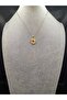 Gold Color Round Model Aries Zodiac Steel Necklace