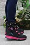 N'drops 3674 Thermal Non-Slip Sole Girl's Snow Boots - 3