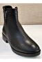 21893-1 Women's Genuine Leather V Buckle Thermo Sole Boots - 2