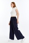 Women's Trousers Tansel Fabric High Waist Wide Leg - 4