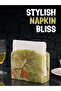 Marble Napkin Holder 5.5" Green onyx – Handmade Serviette & Cocktail Holder for Table Decor - 4