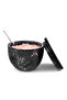 Black Zebra Marble Salt Jar with Lid & Spoon – Spice Holder for Kitchen - 8