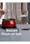 Oceanic Marble Salt Jar with Lid & Spoon – Spice Holder for Kitchen - 6