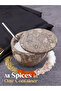 Oceanic Marble Salt Jar with Lid & Spoon – Spice Holder for Kitchen - 3