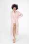 Kaos Series Kimono Collar Pique Bathrobe Dressing Gown