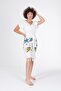 Printed Bamboo Beach Dress - 5