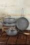 Luna Granite 7-Piece Cookware Set Gray