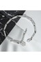 Bjk Logo Striped Adjustable 19 cm Steel Bracelet Gray Licensed Fan Bracelet - 8