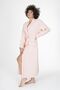 Kaos Series Kimono Collar Pique Bathrobe Dressing Gown - 2