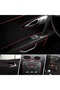 Opel Corsa E Compatible In-Car Nickel-Plated Red Dashboard Trim Strip 2 Meters - 7