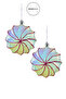 Christmas Ornament Pearlescent 2-Piece Ball Blue Fuchsia 11 cm - 3