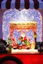 Christmas Ornament Lighted Santa Claus Carriage Snow Globe Red 25 cm - 5