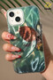 Iphone 13/14/15 case holographic caretta turtle pattern shock absorbing camera protected silicone - 3