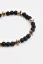 Black Unisex Natural Stone Bracelet - 2