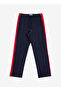 Navy Blue Men's Regular Waist Regular Fit Patterned Sweatpants M5Gb58Kb212A71W Gj Tricot Track Pt - 2