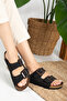 Unisex Orthopedic Sole Anatomical Slippers Double Strap Buckle Daily Comfortable Slippers - 2