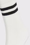 College Patterned Unisex Striped Tennis Socks - 2