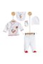 100% Cotton Newborn Baby Boy 5-Piece Hospital Discharge Bodysuit Set Boxed - 4