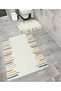 Set of 2 Bathroom Mats with Non-Slip Base, Machine Washable, Easy to Wipe, Stain Resistant