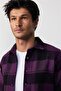 Men's Slim Fit Slim Fit Long Sleeve Checked Winter Lumberjack Shirt - 3